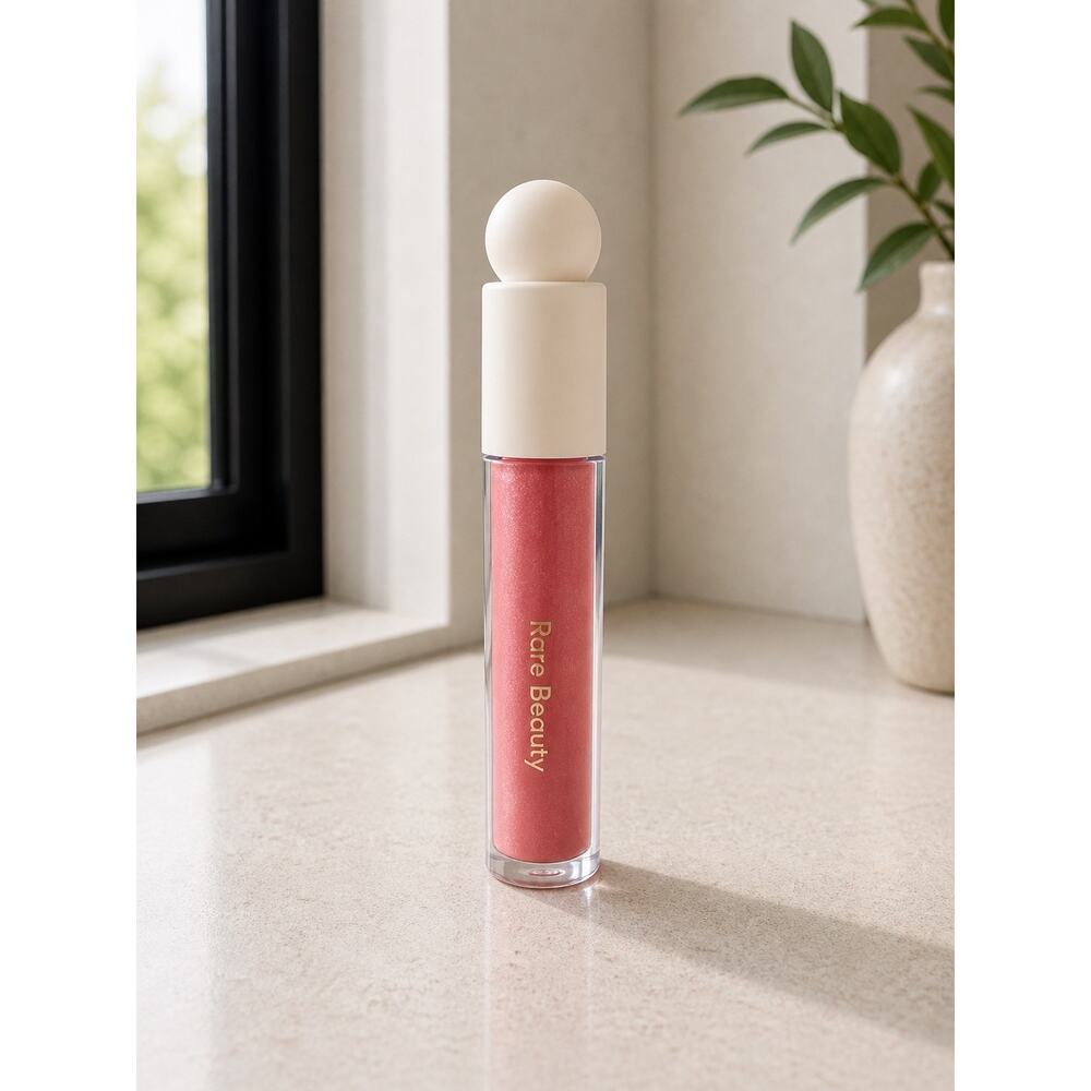 $20 New Rare Beauty Lip Gloss “Glimmer” Soft Shimmer Hydrating Gloss – Full Size